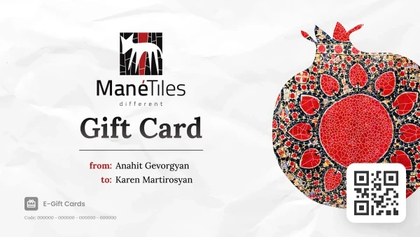 Mane Tiles - Նվեր Քարտ - 10,000 դրամ